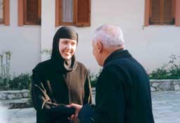 Schwester Ieronymi und Pfarrer Hans Brabeck